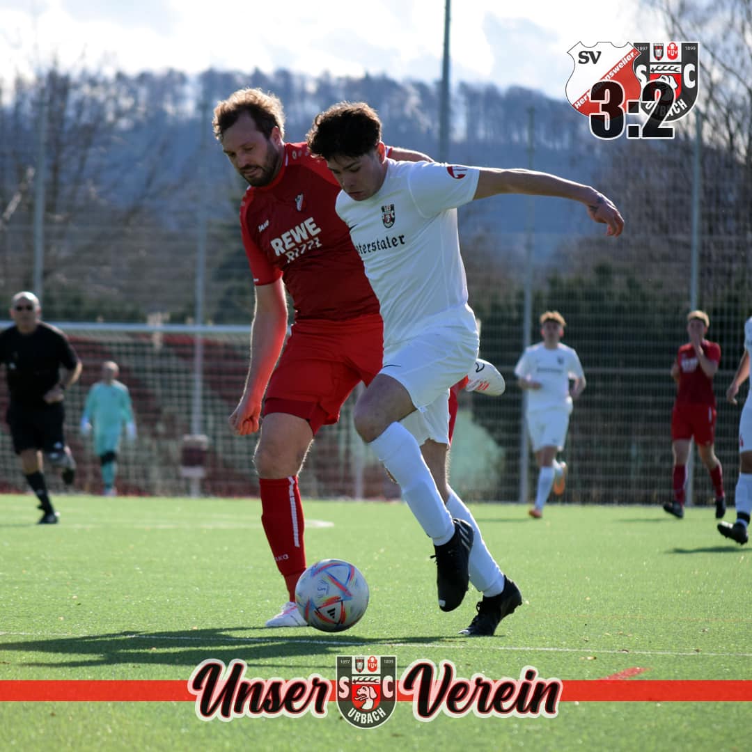 Fussball Aktive Männermannschaft Urbach - Spielbericht