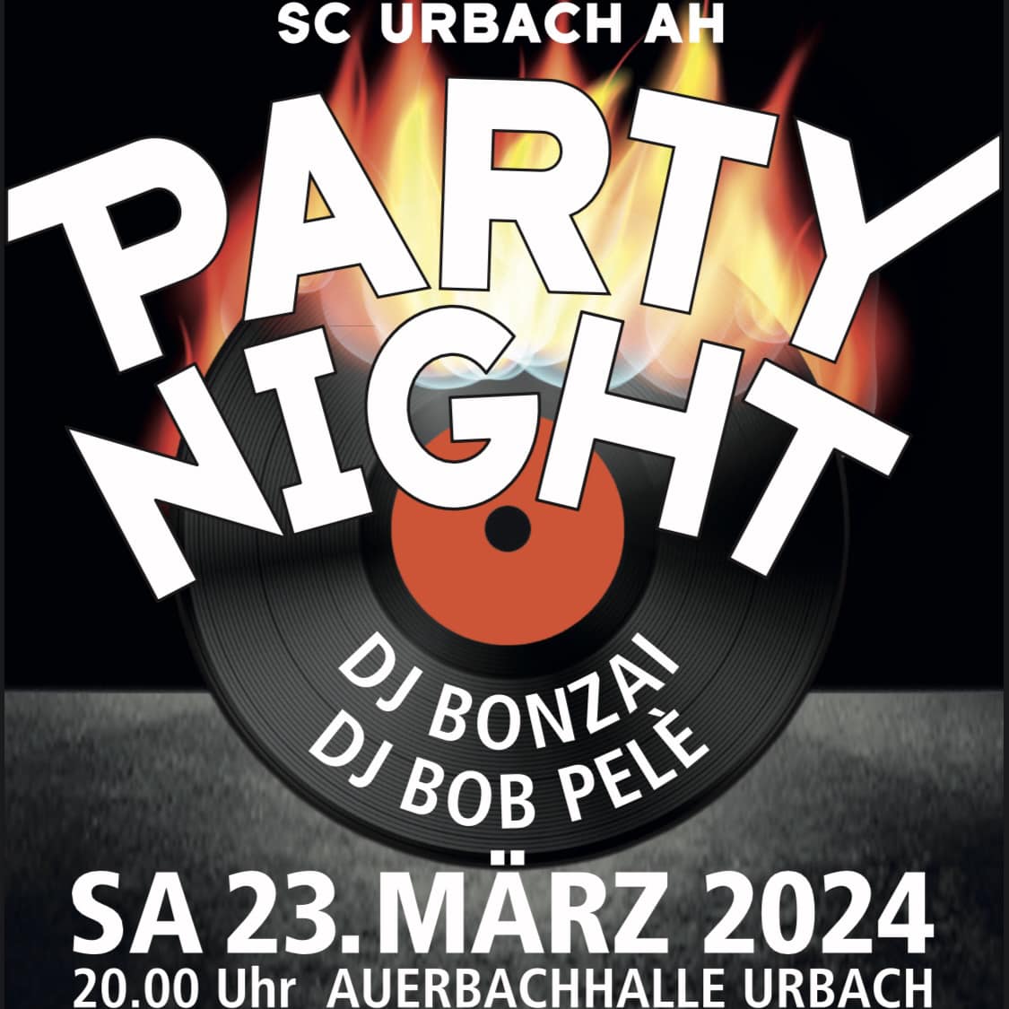 Party Night in der Auerbachhalle am 23.03.2024