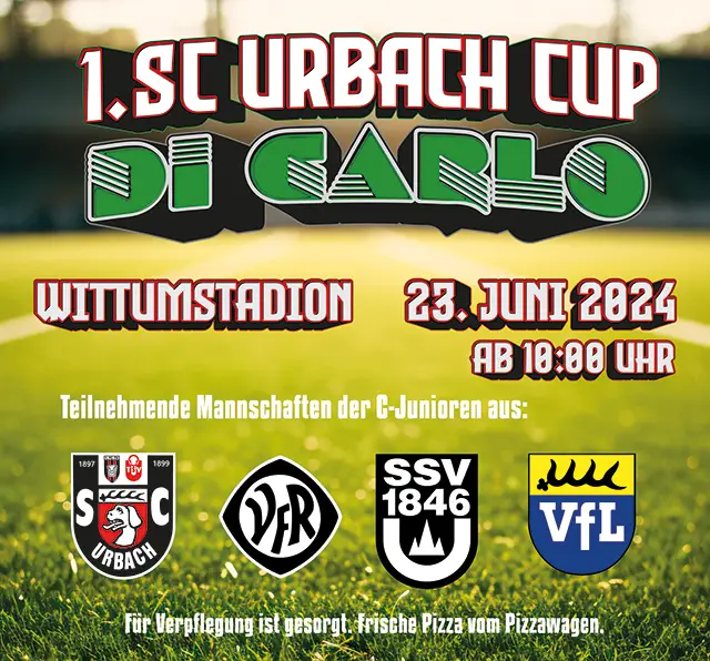 1. SC Urbach DI CARLO Cup im Juni 2024