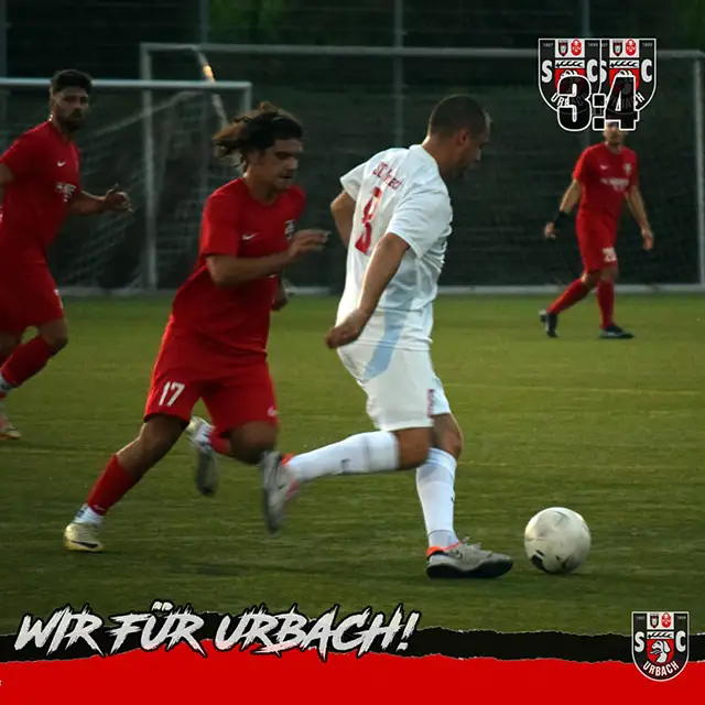 Bezirkspokal - SC Urbach Aktive 1 eine Runde weiter