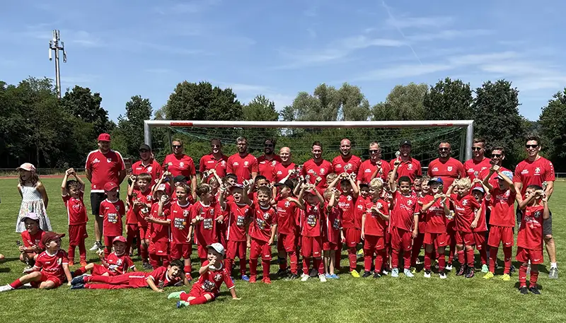 G-Junioren besser bekannt unter Bambinis am Heimspieltag 2025 in Urbach