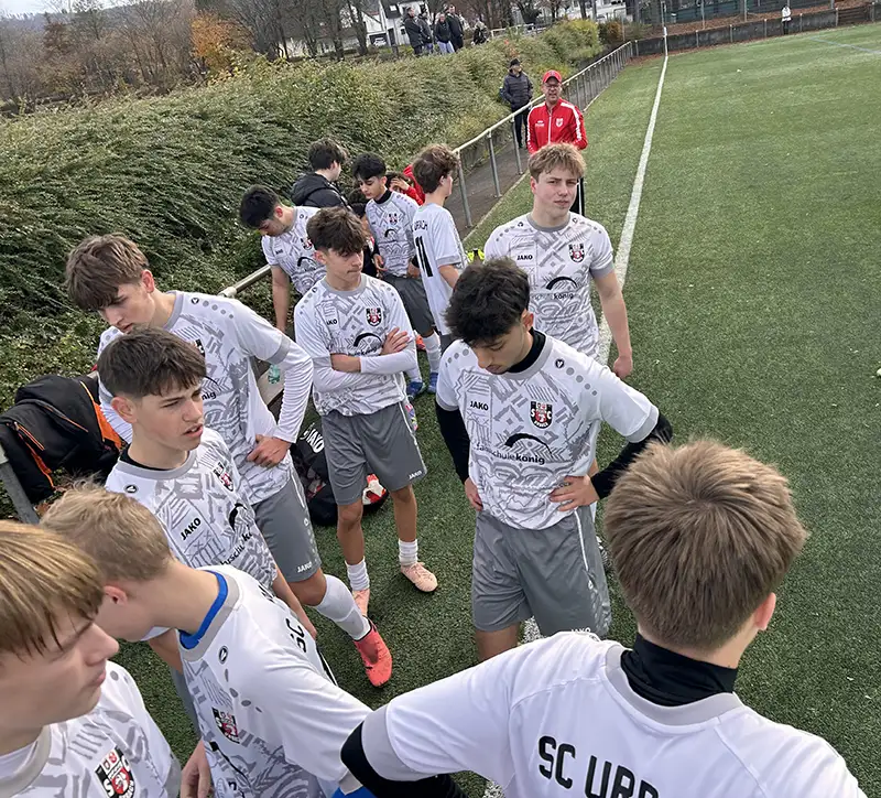 SC Urbach U17 Niederlage in Weinstadt