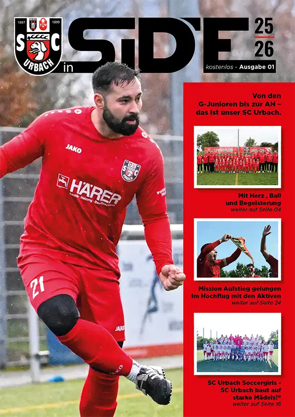 Sc Urbach Inside - Stadionheft 01 2026 - zum download