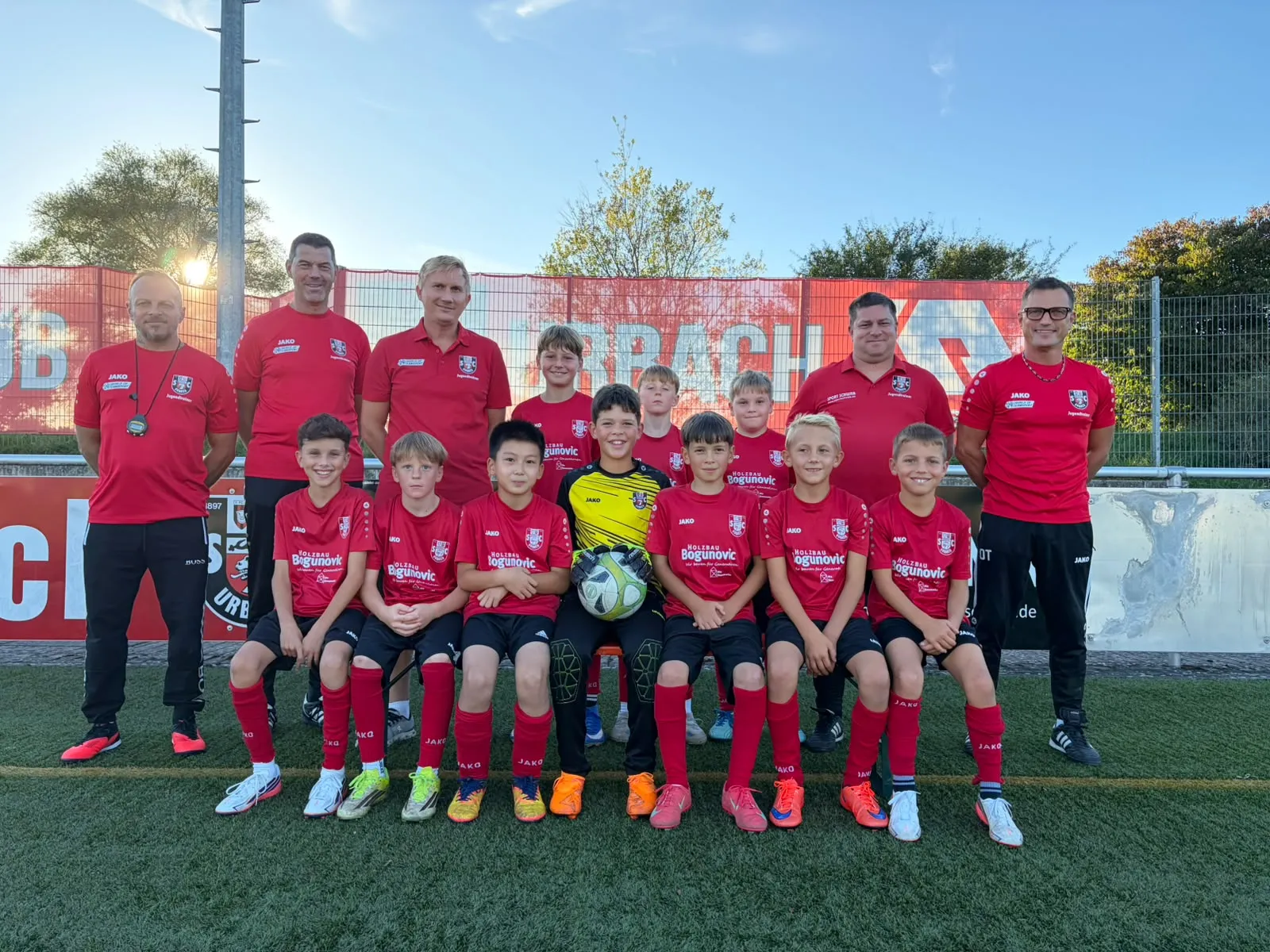E1 Junioren Mannschaftsbild SC Urbach Saison 2026/27